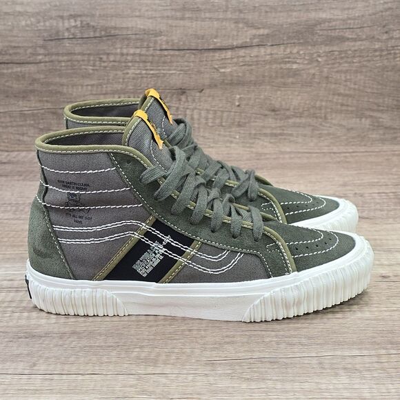 VANS Sk8-Hi Gym Issue World Code Sneakers Men's Size 6.5 Green Shoes (721356) - Picture 1 of 9